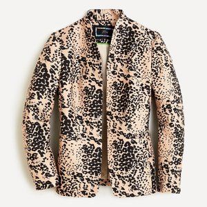 NWT J.Crew Going-out blazer in leopard print